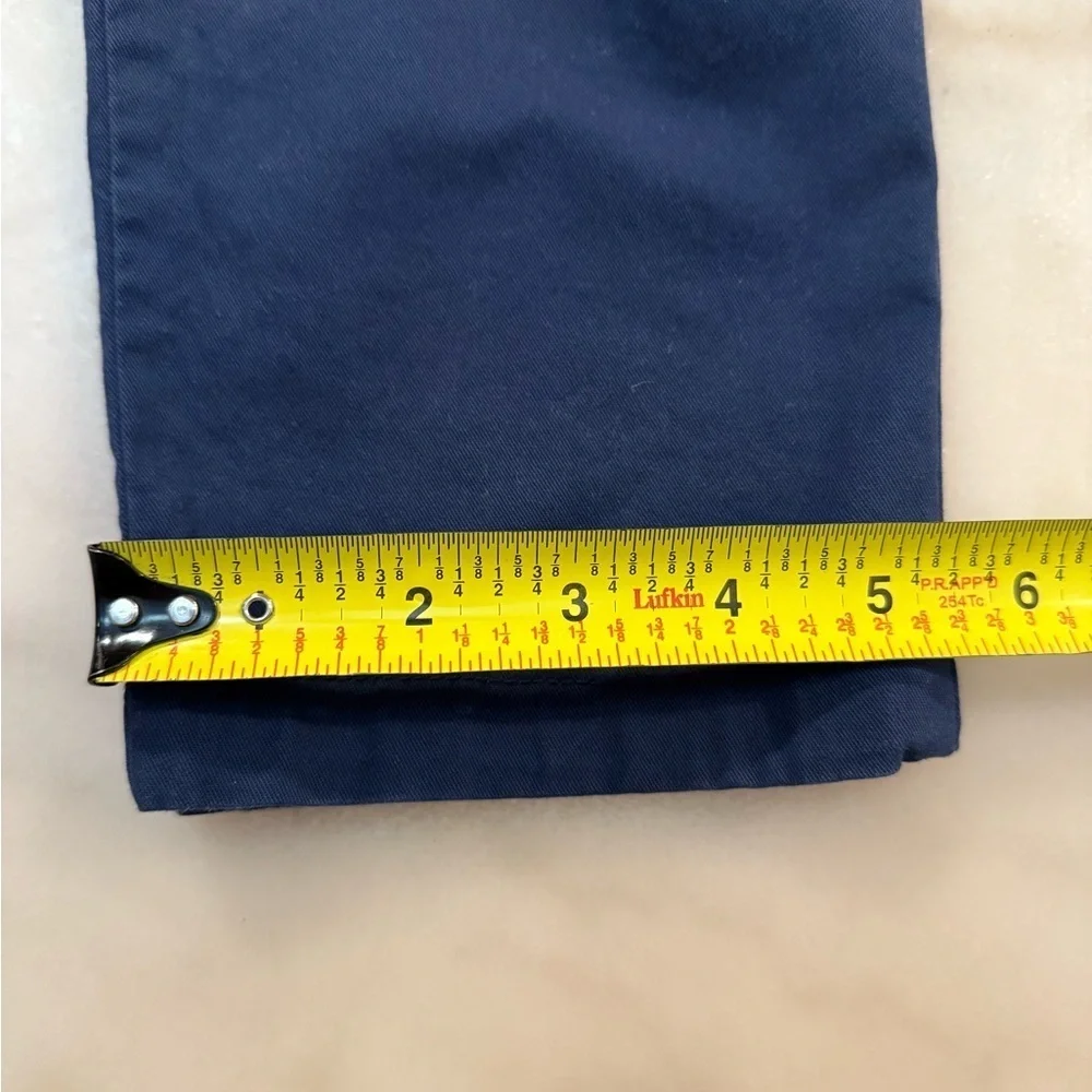 Polo Ralph Lauren boys Straight Fit Flex Abrasion Twill Navy Blue Pant size 7